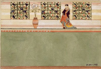 Anglo-Japanese Wall Design by Edward William Godwin